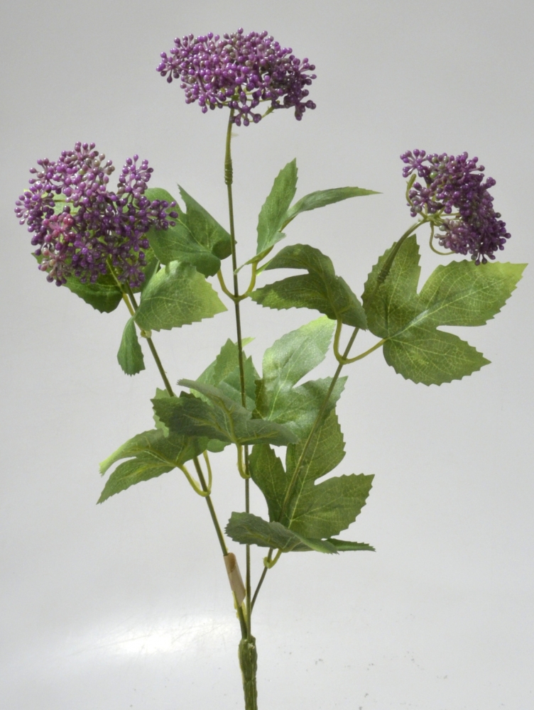 Doldenbusch 3 Koepfe Laenge ca. 49cm violett 236179-57