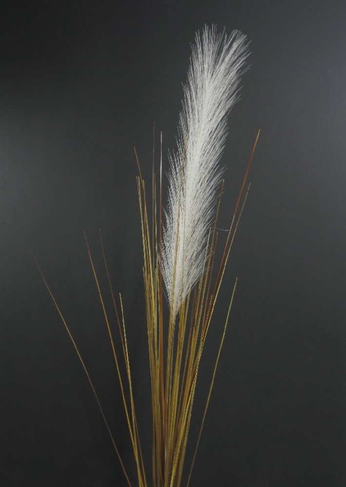 Zweig Dry flowers" L83cm cremeweiss 270078-12"