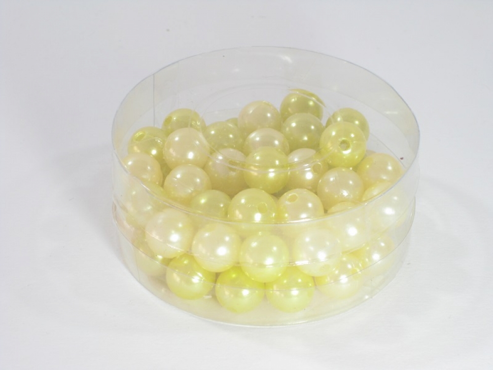 Acrylperlen 12mm 50gr gruen sort. 4569-12