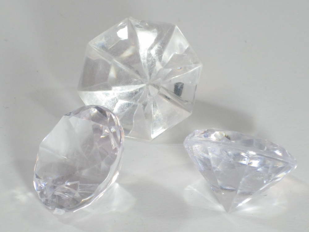 Acryl-Diamant DM ca. 2,8cm Btl. mit 10 Stck. 630229-17