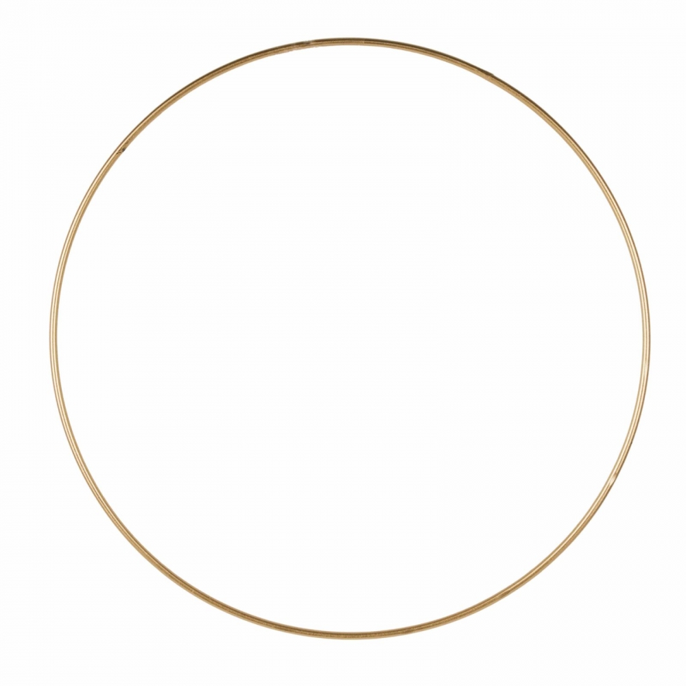 Metall-Ring D40cm S4mm gold 660244-92