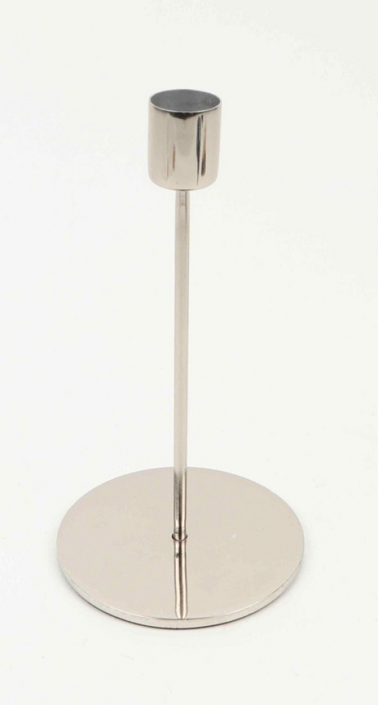 Metall-Kerzenstaender H17,5cm D9cm silber 800352-91
