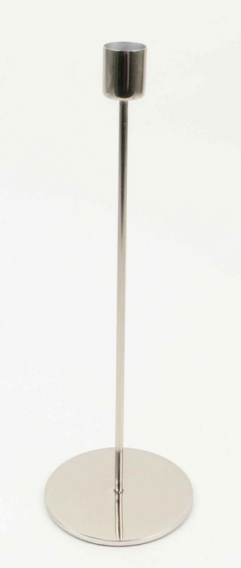Metall-Kerzenstaender H28cm D9cm silber 800354-91