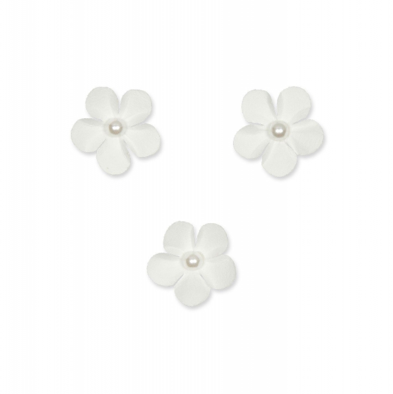 Streu-Blueten Btl mit 20 Stck. weiss ca. 2,5cm 83329-025-11