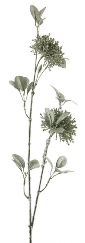 Wiesenblumen-Zweig silber ca. 76cm 94474-9
